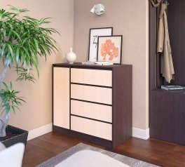 Комод 1дв 4шх