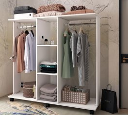 Гардеробная стойка Д3 белый