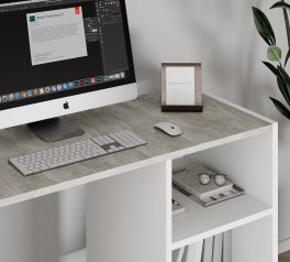 Тумба-трансформер Dolli Белый бриллиант/Ателье светлый