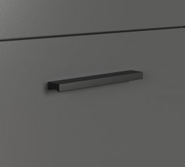 Вітрина низька 2D1W графіт Esteban