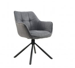 Стул поворотный R-69 серый