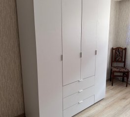 Шкаф 4Д Гелар Дорос 4 дверный белый 155 см