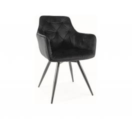 Стілець Mango Velvet чорний