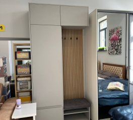 Прихожая Спейс №2 Matroluxe с вешалкой и шкафом