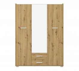 Шафа SZF3D2S Гербор Рутенія 3 дверна дуб артизан 156 см