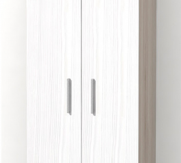 Шкаф Матролюкс Бостон 2 дверный белое дерево 80 см