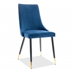 Стілець Piano Velvet синій