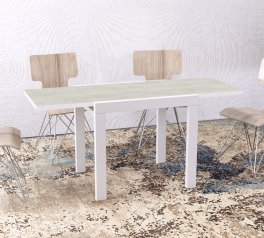 Стіл-трансформер Kors Ательє світлий/Білий