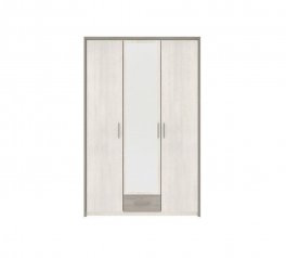 Шафа 3Д Сокме Сара 3 дверна піно 136 см