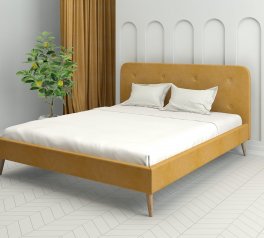 Ліжко м'яке двоспальне Лев Пекін