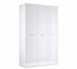 Шкаф 3дв Миромарк Беладжио 3 дверный белый глянец 138 см