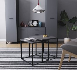 Стол журнальный 2 в 1 Ascet Графит