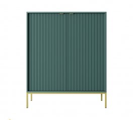 Комод высокий Лабрадор/Золотые ножки K104 Nova