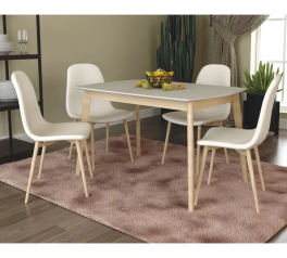 Стол Exen II / Эксен II Интарсио Серый Раскладной 120/160 см