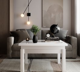 Стіл-трансформер B-Fly Glass Білий діамант/Білі ноги/Біле скло