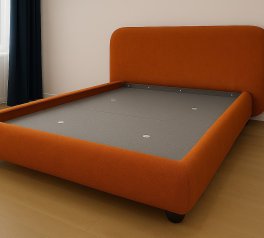 Ліжко м'яке Городок меблі Віола з підйомним механізмом та нішею для білизни