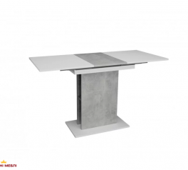 Стол обеденный Stoun / Стоун Интарсио Белая Аляска / Индастриал Раскладной 100/135 см