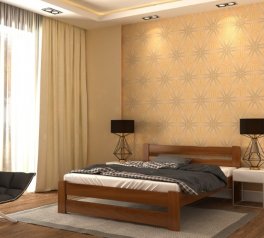 Кровать деревянная Лев Лира массив Бук