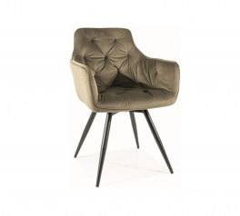 Стілець Mango Velvet оливковий