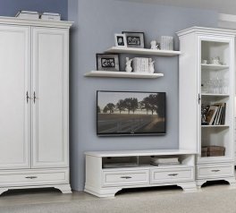 Шафа ВМК Украіна SZF2D1S Кентукі 2 дверна білий альпійський 100 см