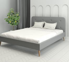 Ліжко м'яке двоспальне Лев Пекін