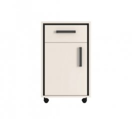 Тумба офісна під стіл KON1D1S Прайм Кашемір / Чорний