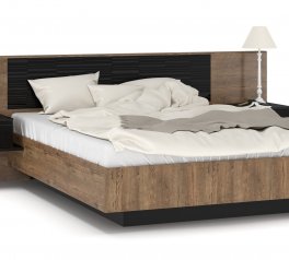 Ліжко ламель без ламелей + тумби приліжкові Фієста