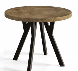 Стол круглый нераскладной Lite / Лайт MebliRoMax D800 ЛДСП 18 мм