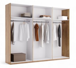 Шкаф 6Д Миромарк Белла 6 дверный белый 273 см