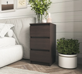 Тумба прикроватная венге темный Т216