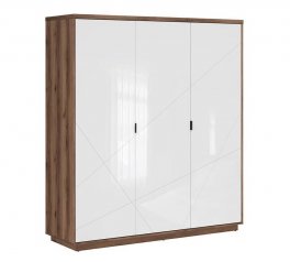 Шкаф SZF3D BRW Poland Forn 3 дверный белый глянец 180 см