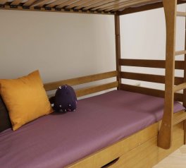 Двухьярусная кровать с подьемным механизмом Шрек