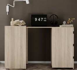 Стол письменный с комодом Art in Head Molli / Молли Дуб сонома
