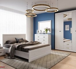 Ліжко двоспальне ВМК-Україна LOZ160 Маркус ДСП без вкладу