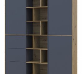 Шкаф Дорос Морган дуб сонома/графит 3 дверная с 2-мя ящиками 180 см