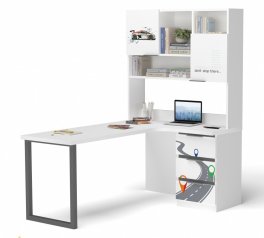 Стіл з кутовою надбудовою