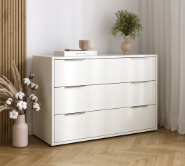 Комод дерев'янний DrevKO 3Ш Арiна з 3 висувними шухлядами Емаль
