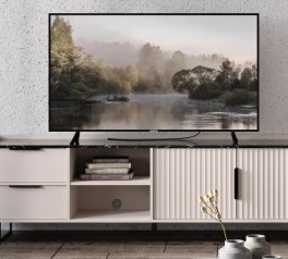 Тумба под ТВ RTV2D2S Фреско Кашемир / Темный мрамор