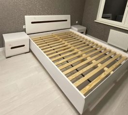 Ліжко двоспальне LOZ 160 BRW Poland Azteca trio / Ацтека тріо МДФ