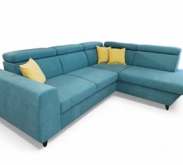 Угловой диван раскладной дельфин Вико мебель Тоскана 271 см