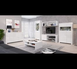 Шкафчик висящий 160 [J] белый Lingo