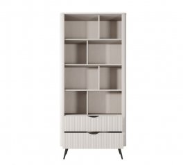 Стеллаж 2S Беж/Черные ножки Lante