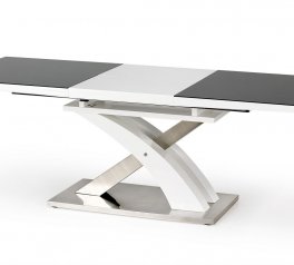 Стол Sandor 2 черный/белый