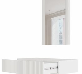 Стіл туалетний з дзеркалом навісний Pafos