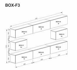 Вітальня Бокс F-3