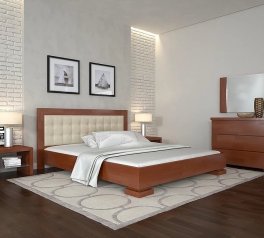 Спальня Monako/Монако Arbor Drev с комодом 3S и тумбами