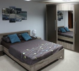 Модульна спальня Juliet/Джульєтта VMV Holding Дуб арканзас темний/Бронза