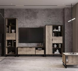 Журнальний столик дуб гранж пісочний F-0014 Форте