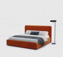 Ліжко м'яке двоспальне Woodsoft Catania II / Катанія II