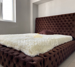 Кровать мягкая двуспальная Эмилия